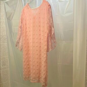 Perfect Pink Flutter sleeve Dress 🌸🌸🌸